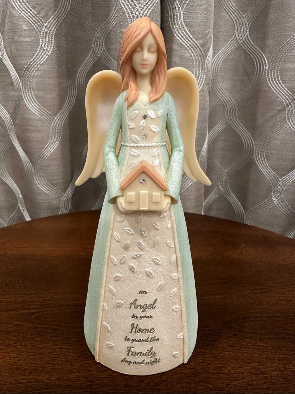 Enesco Foundations Family Keeper Angel Figurine